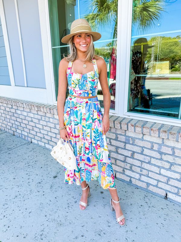 Summer Days Top/Skirt Set
