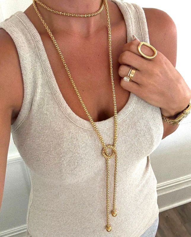 ALEX LONG KNOT NECKLACE