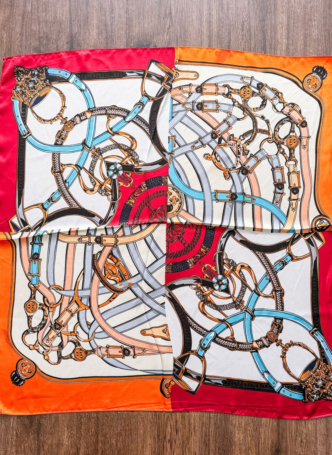 CECE CHAIN&amp;BELT SCARF