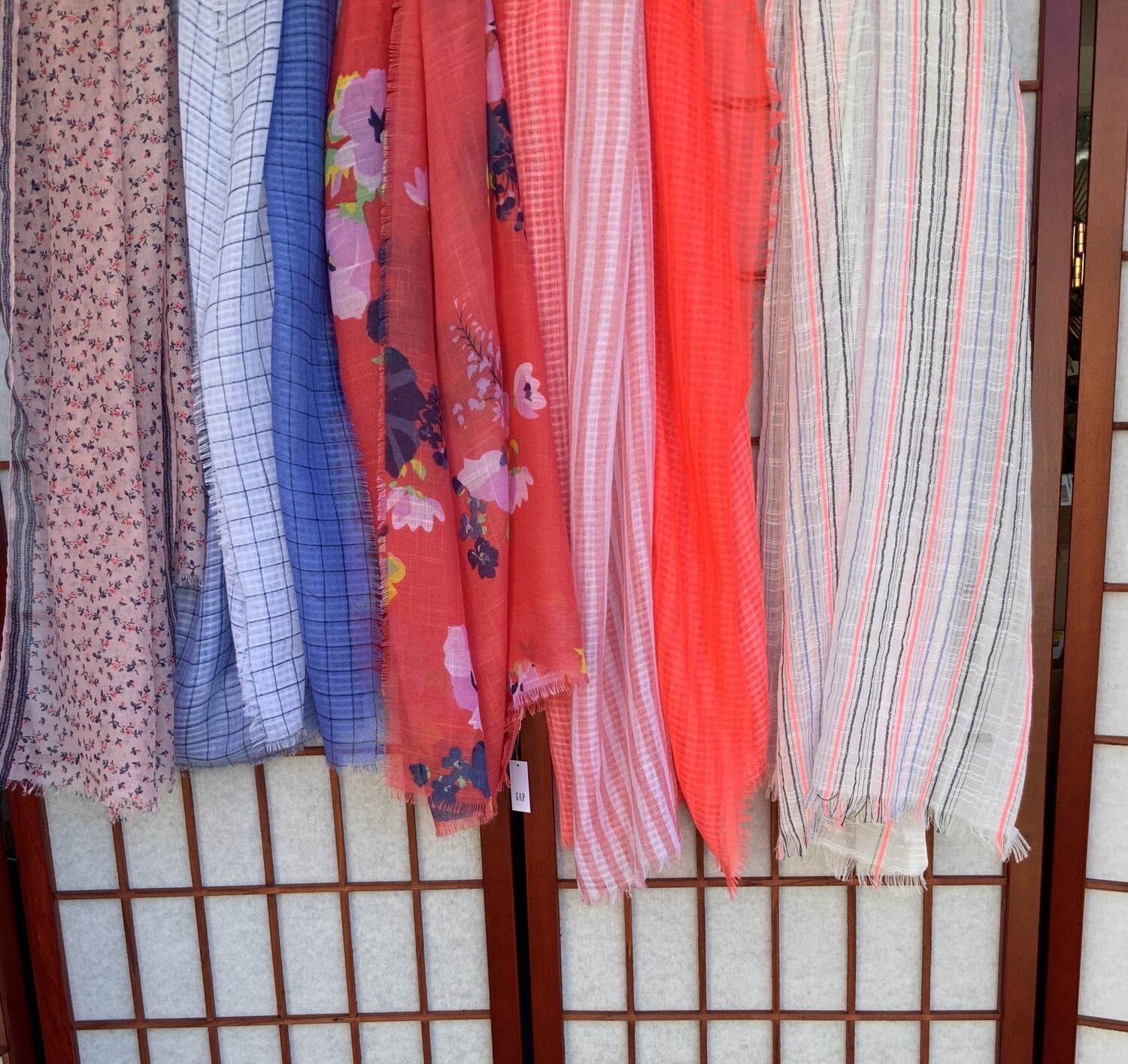 Gap Scarf, Size: One Size, Color: Dip Dye Orange
