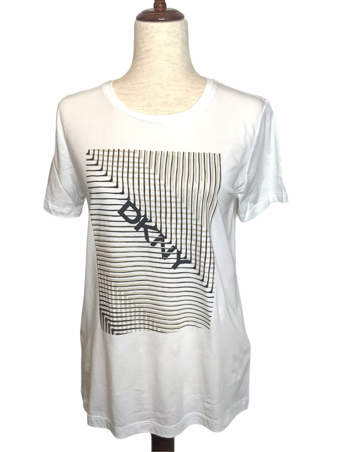 DKNY Tee Logo Tribal Stripe