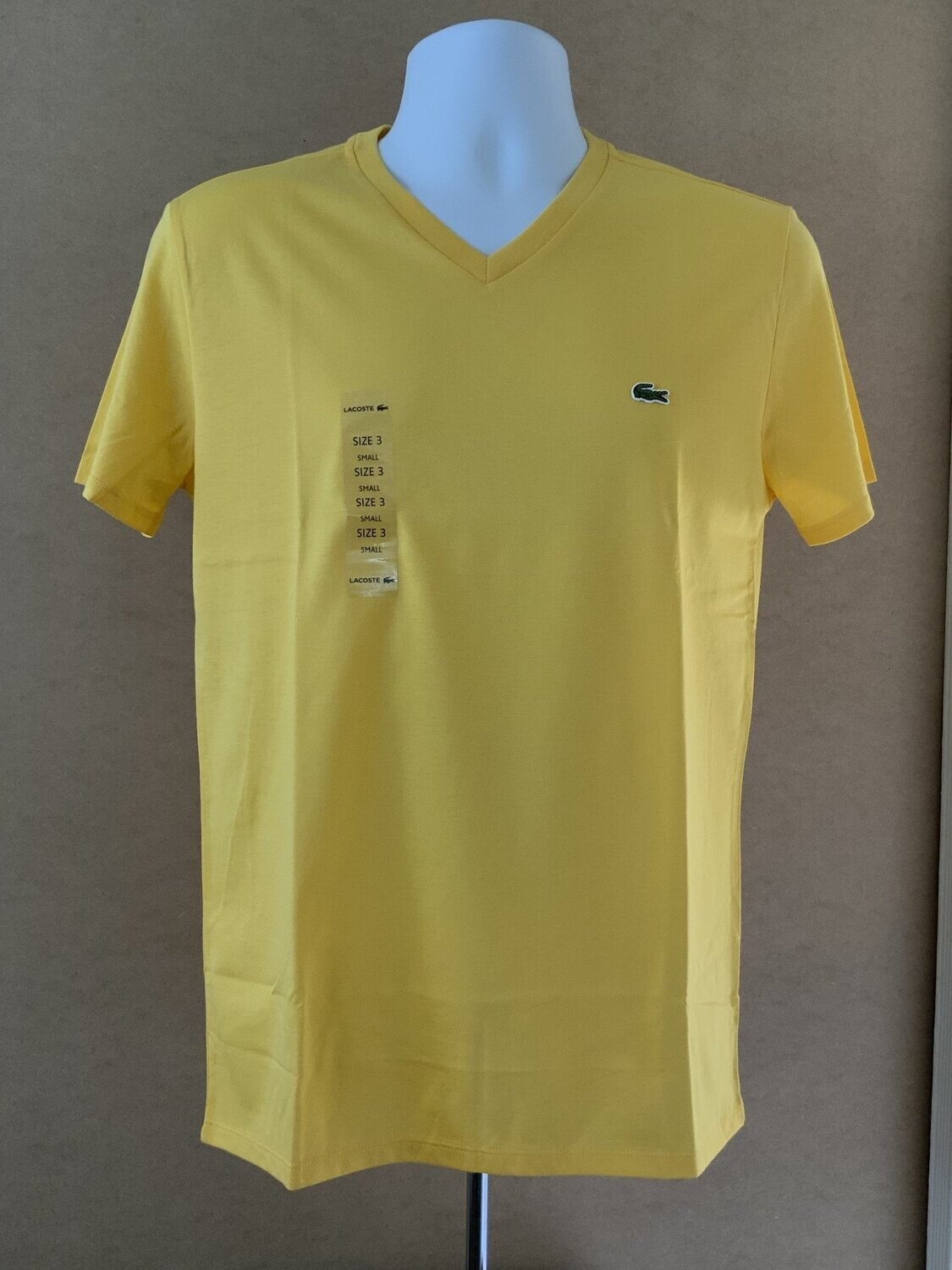 Lacoste T-Shirt V-Neck Regular Fit 100% Pima Cotton
