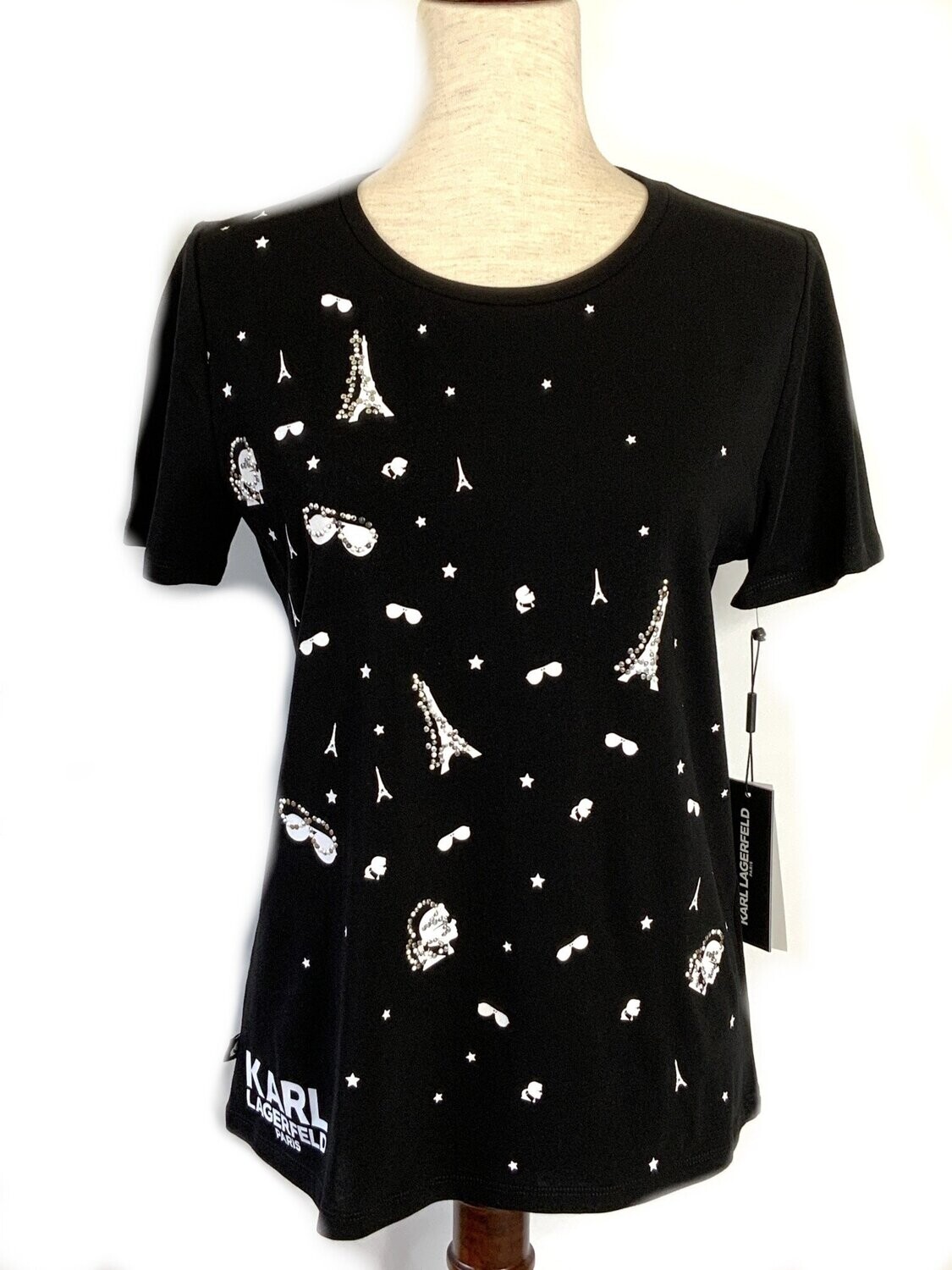 Karl Lagerfeld Tossed Logo Tee