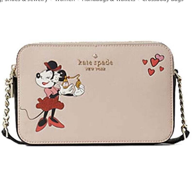 Kate Spade Minnie Mouse Double-Zip Small Crossbody