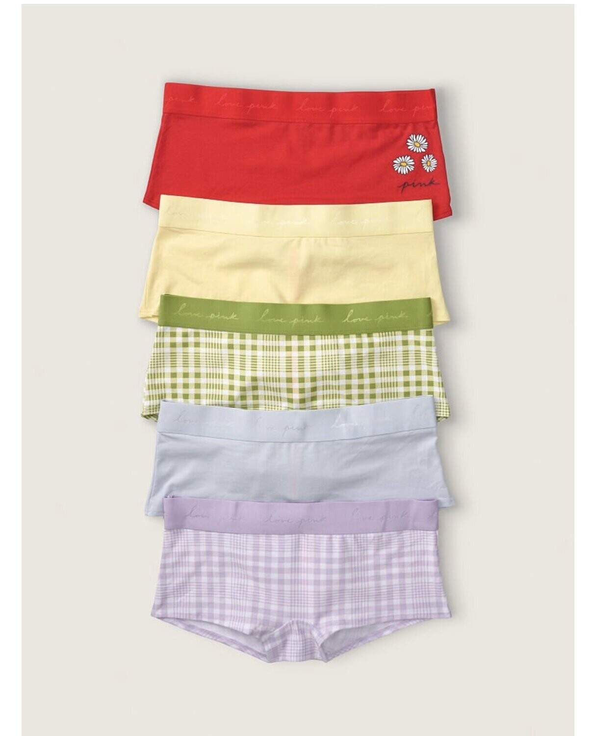 Victoria’s Secret Logo Boyshorts 5-Pack