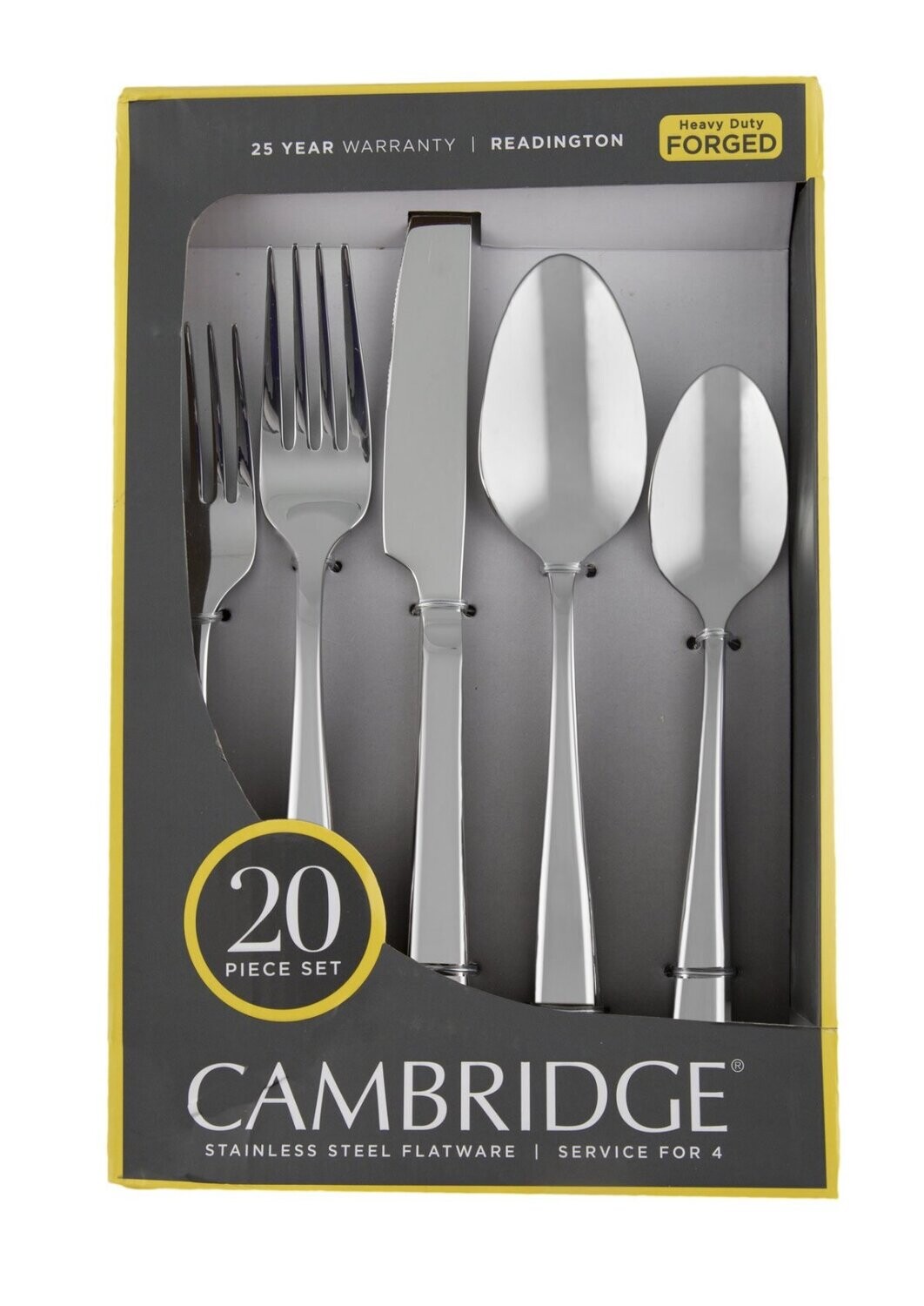 Cambridge Readington Stainless Steel Flatware 20-Piece Set