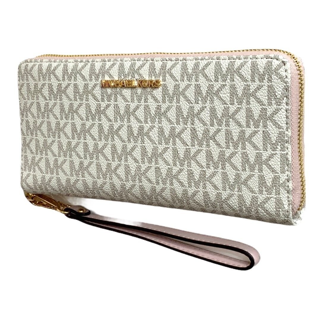 Michael Kors Large Travel Continental Wallet / Wristlet Jet Set Travel