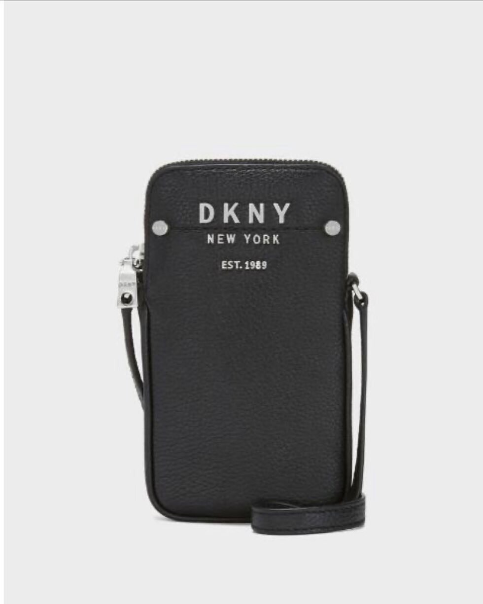 DKNY Thompson Phone Crossbody, Color: Black