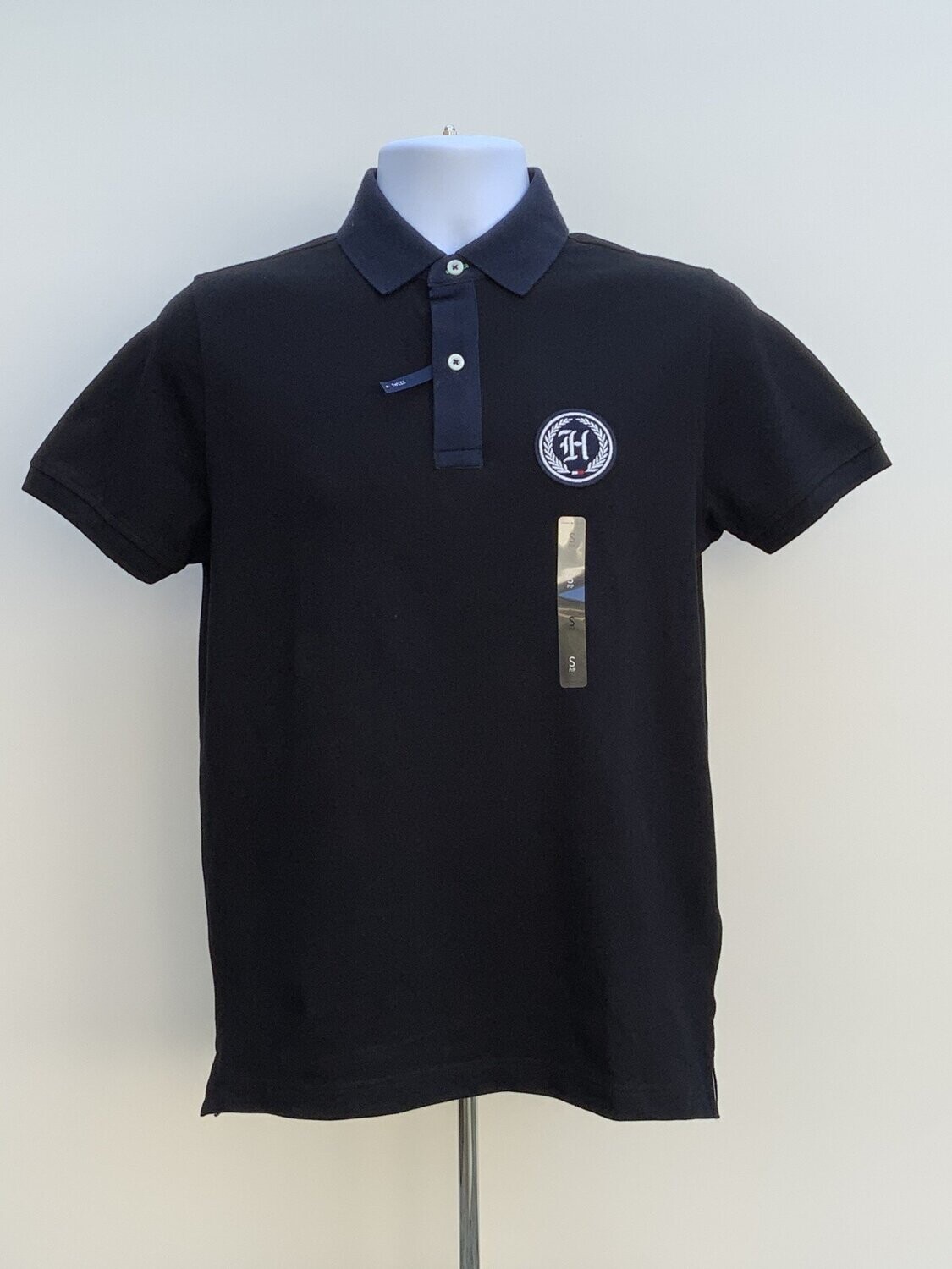 Tommy Hilfiger Polo Shirt Horton, Color: Black, Size: Small