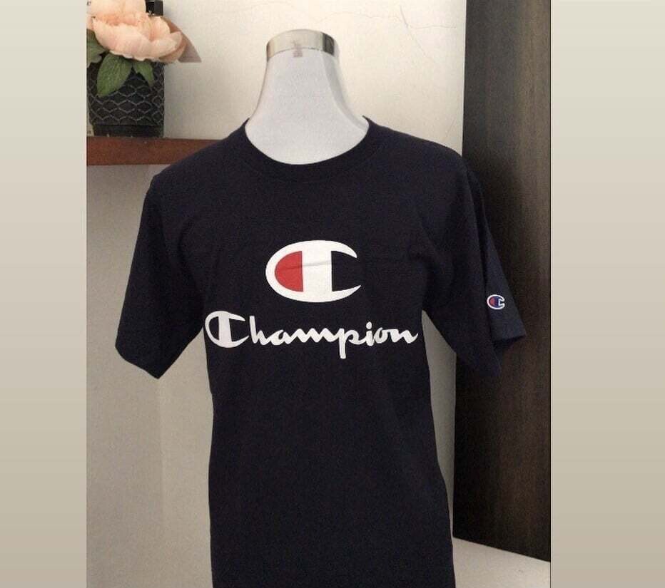 Champion Casual Tees, Color: Navy, Size: Small