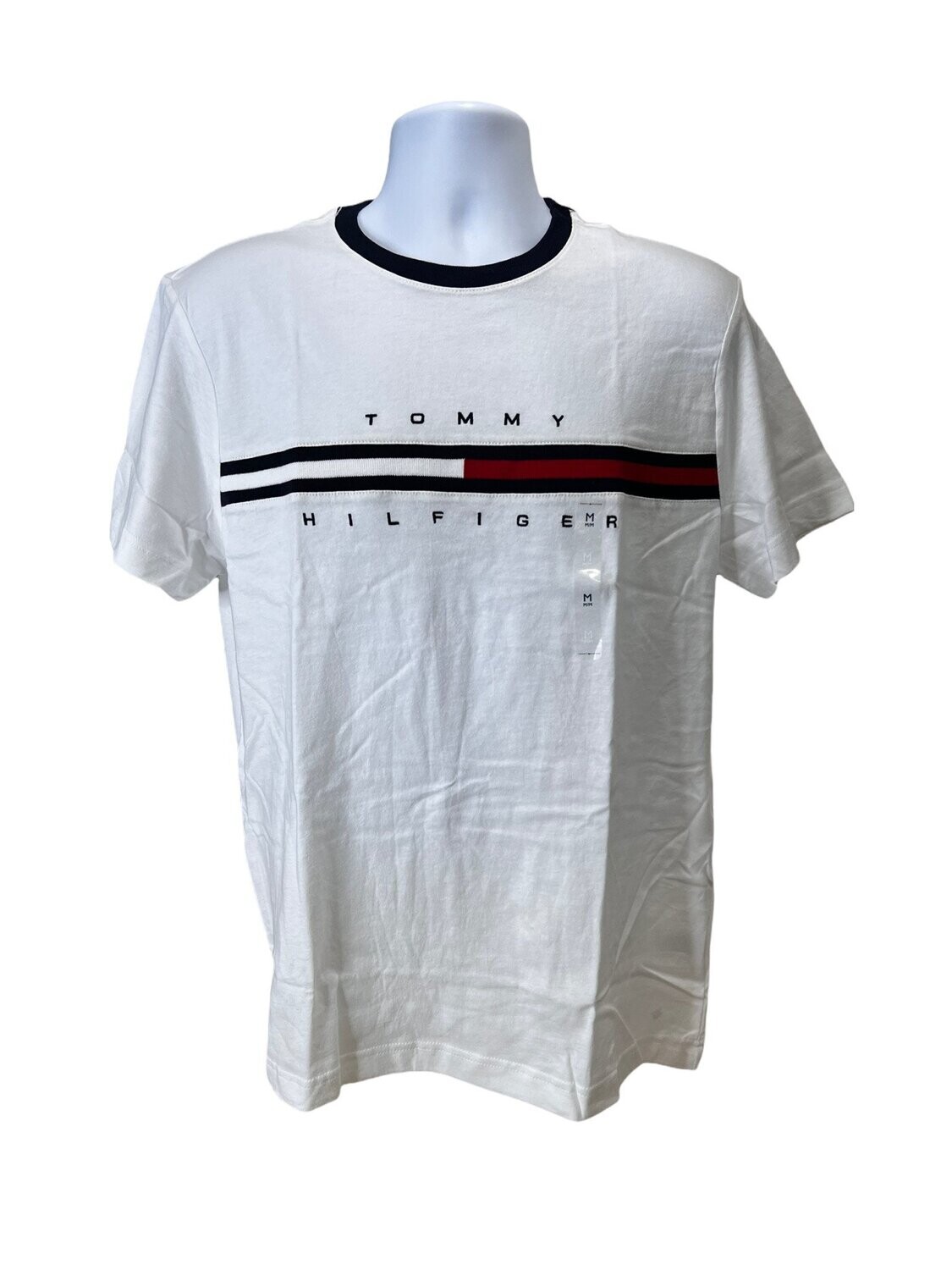 Tommy Hilfiger Tee, Style: Tino SS Tee, Color: White, Size: Small