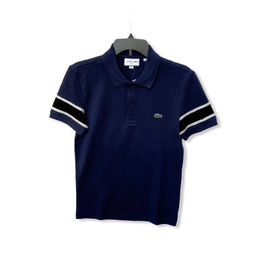 Lacoste Polo Shirt Slim Fit, Color: Navy/Blue/White, Size: 3-Small