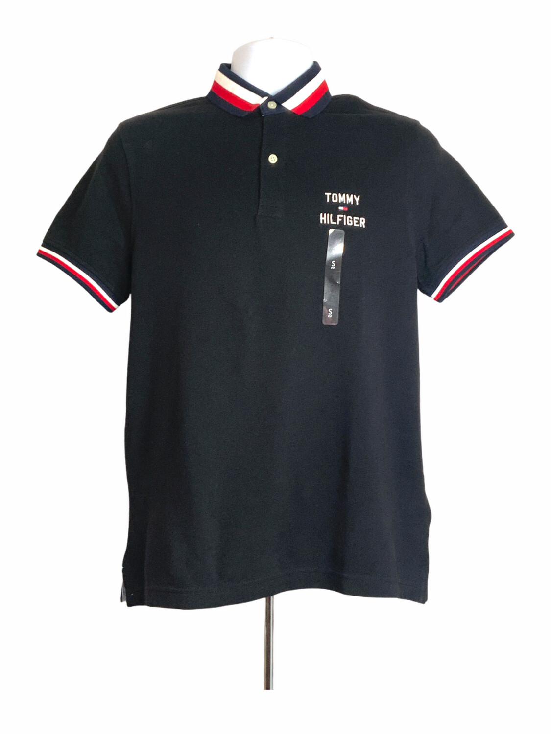 Tommy Hilfiger Hudson Polo Shirt, Color: Black, Size: Small