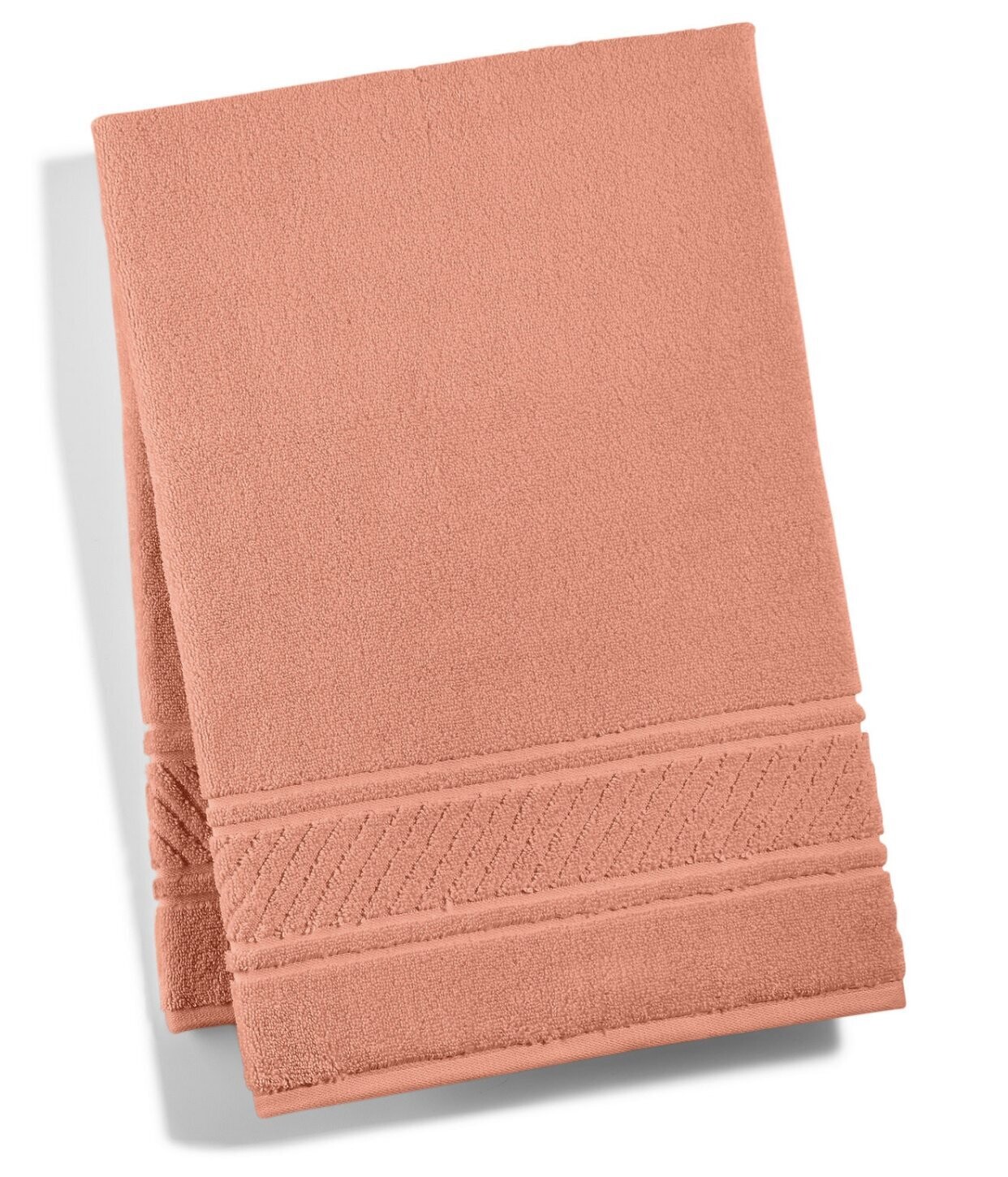 Martha Stewart Collection Spa Bath Towel 30” x 54”, Color: Melon