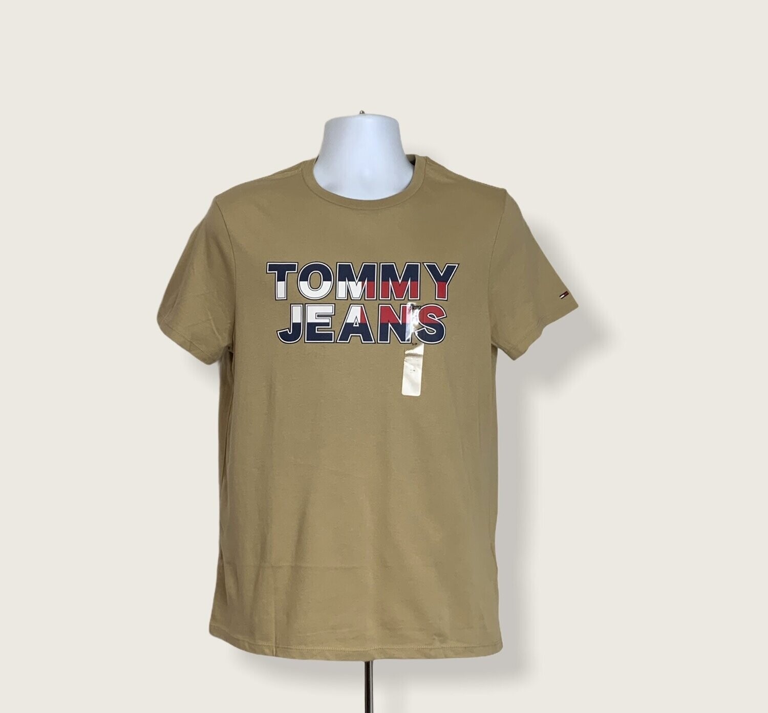 Tommy Jeans Adams Tee, Color: Brown, Size: Small