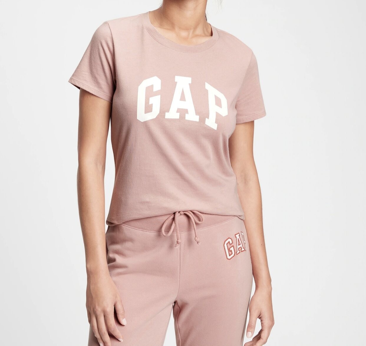 Gap Logo T-Shirt, Color: Antique Pink, Size: X-Small