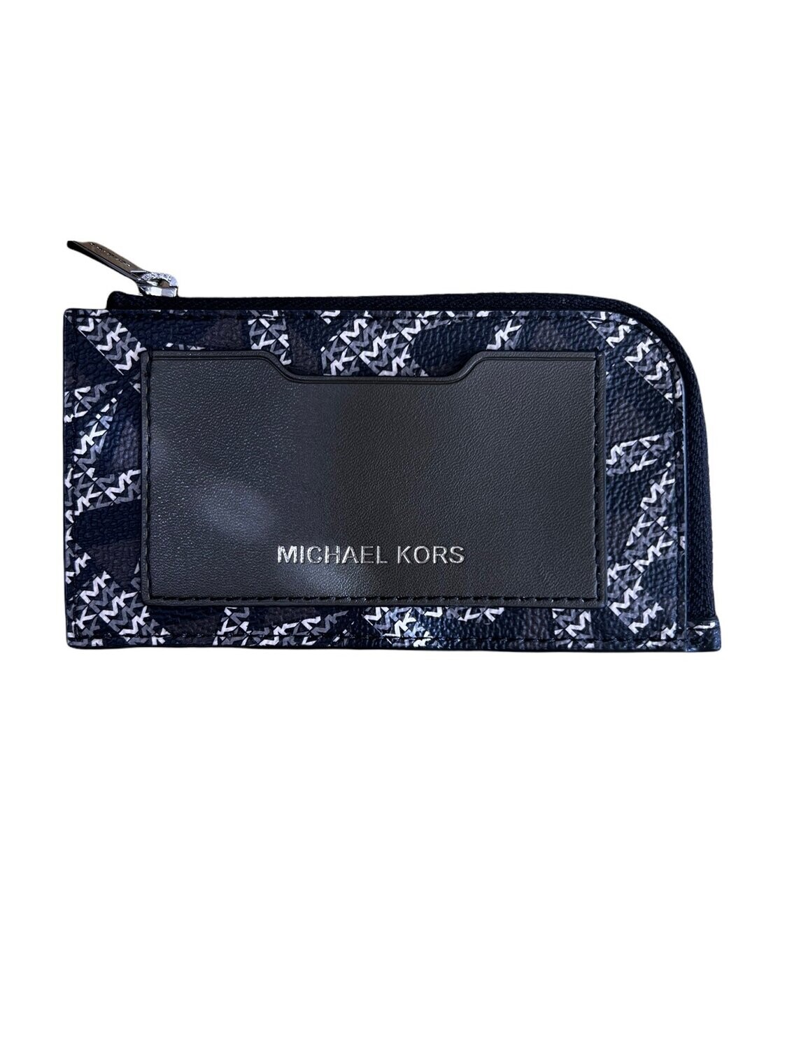 Michael Kors Cooper L Zip Wallet, Color: Blk Wht Multi