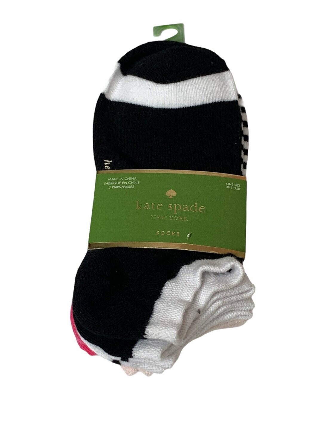 Kate Spade No-Show Socks 3-Pairs