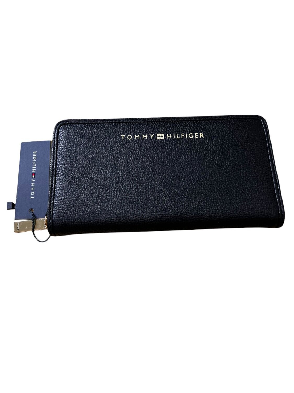 Tommy Hilfiger Zip Continental Wallet, Color: Black