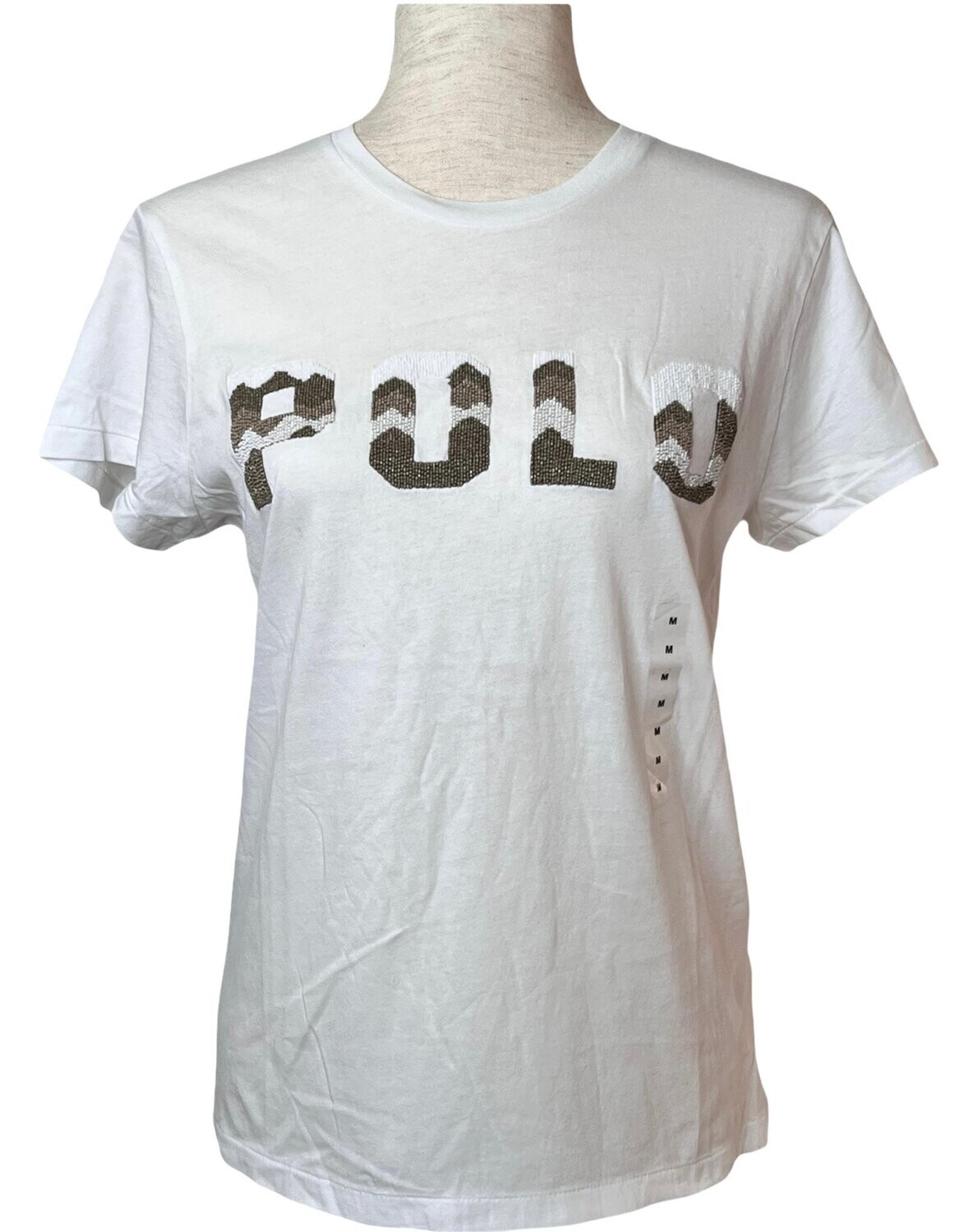 Polo Ralph Lauren T-Shirt, Color: White, Size: Small