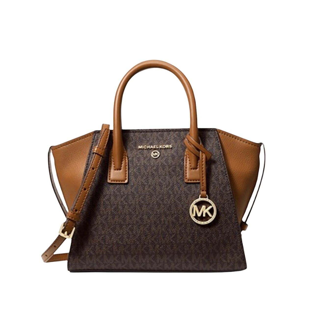 Michael Kors Avril Small Satchel, Color: Brown
