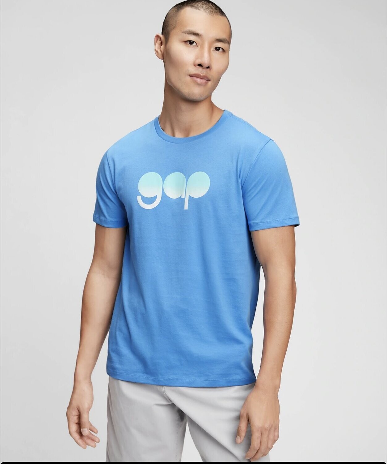 Gap Logo T-Shirt, Color: Blue, Size: Small