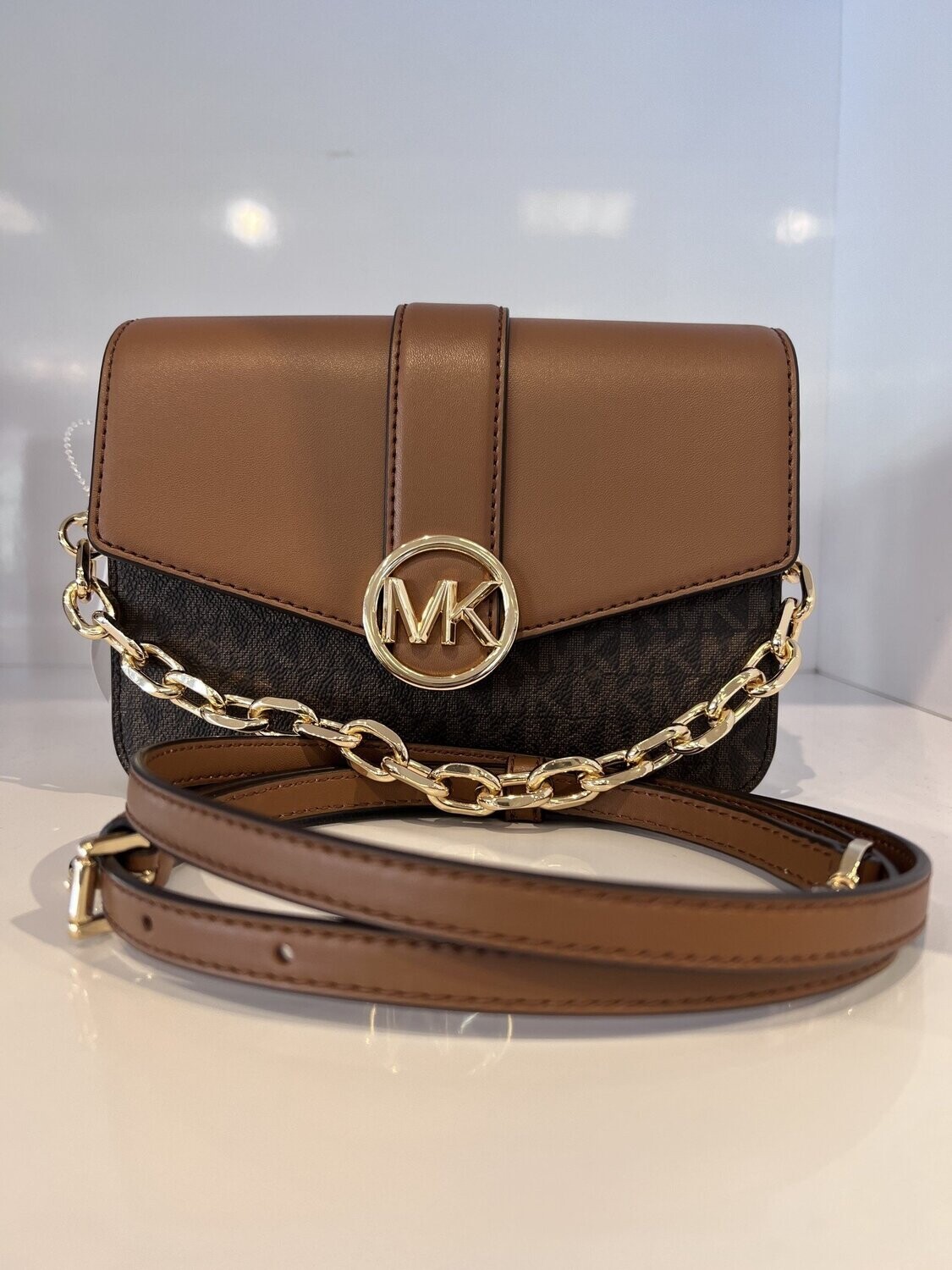 Michael Kors CARMEN Small Flap Chain Crossbody