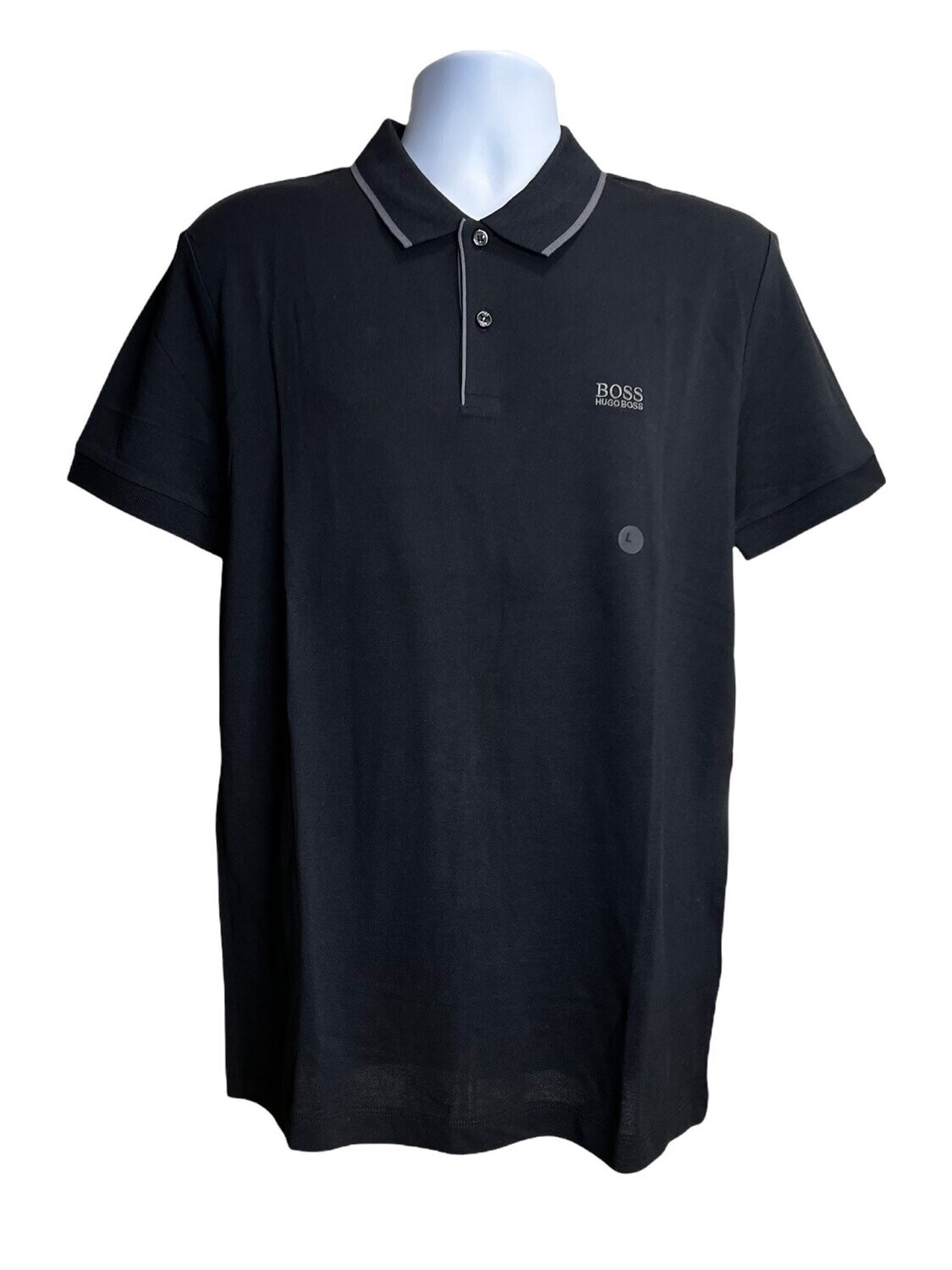 Hugo Boss Polo Shirt Regular Fit, Color: Black, Size: Small