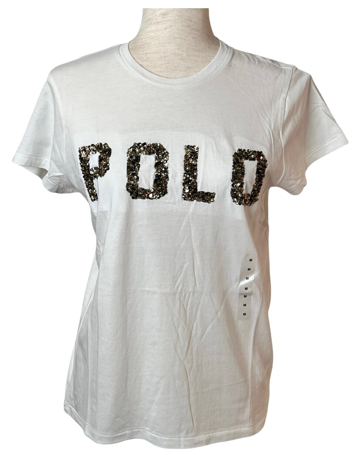 Polo Ralph Lauren T-Shirt, Color: White, Size: Small