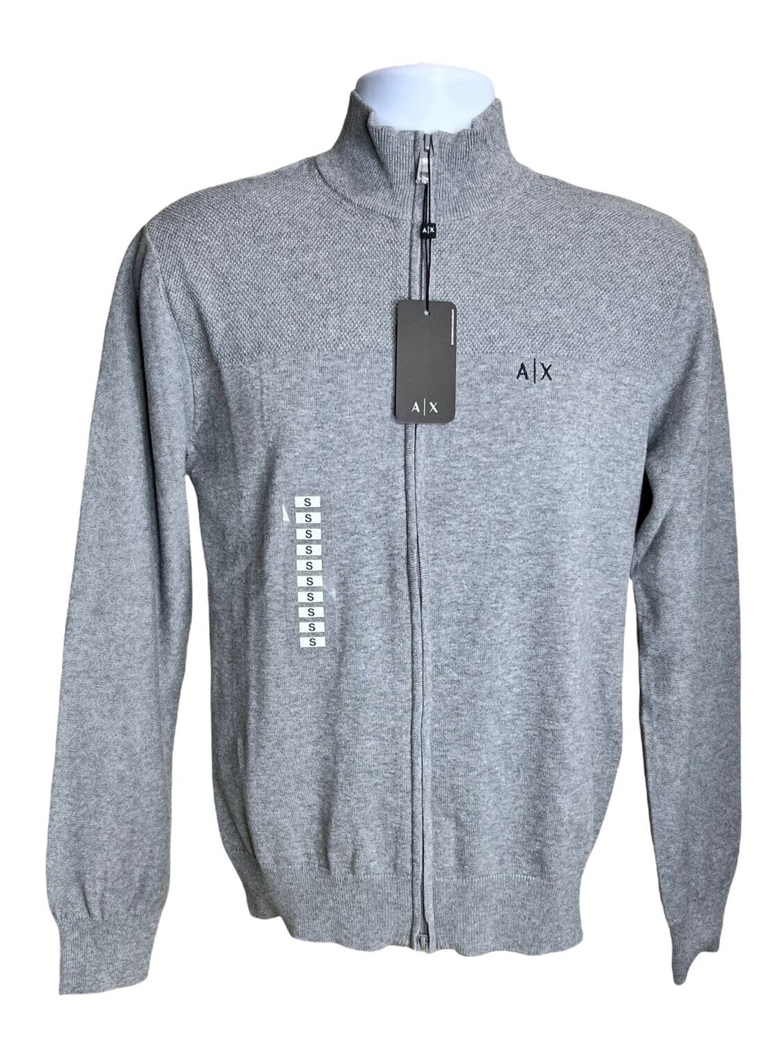 Armani Exchange Cardigan Sweater, Color: Grey, Size: Small