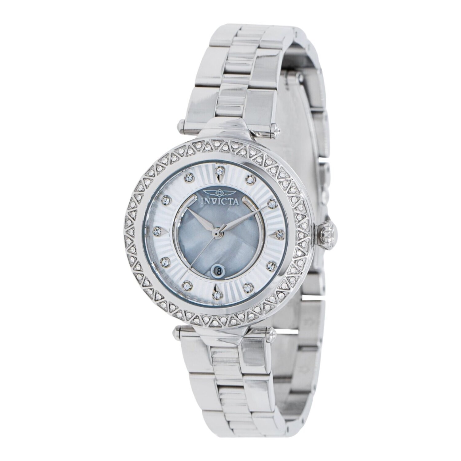 Invicta Angel Women’s Watch 35mm Stainless Steel Band  Quartz , 100m Water Resistant