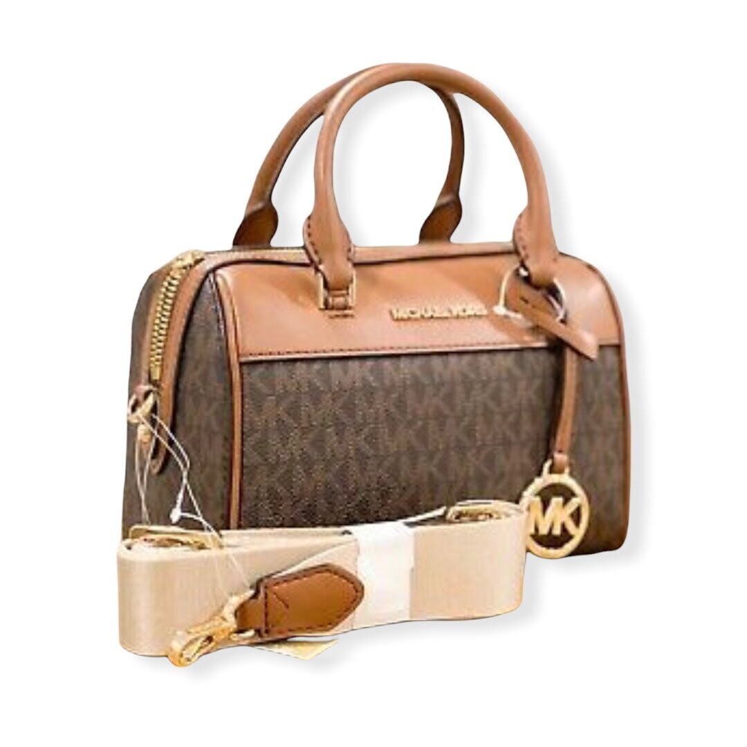 Michael Kors Travel XS Duffle Crossbody , Color: Brown