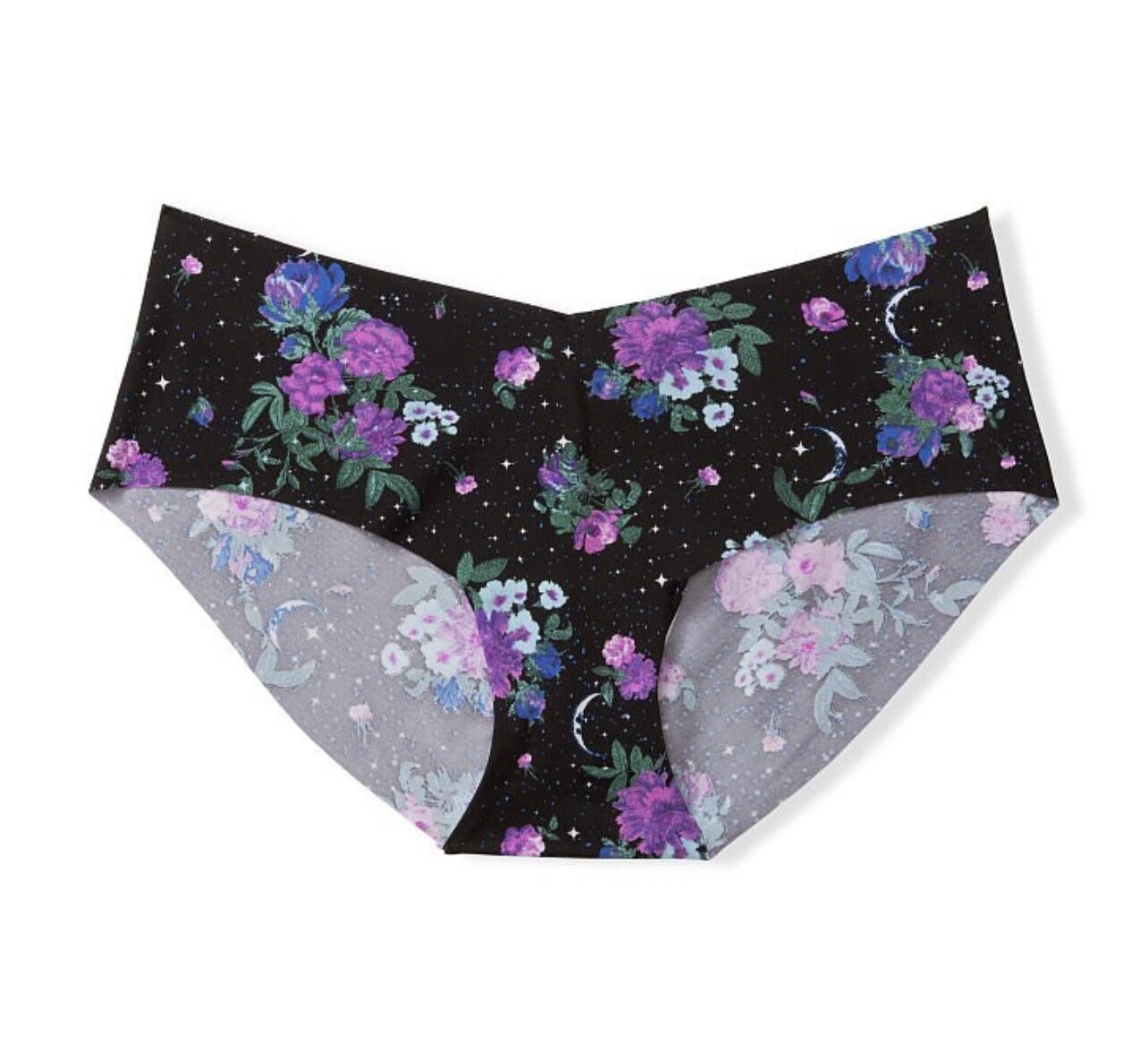 Victoria’s Secret No Show Hiphugger Panty, Color: Floral, Size: Small