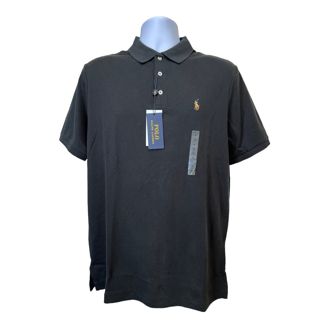 Polo Ralph Lauren Polo Shirt Classic Fit, Color: Black, Size: Small