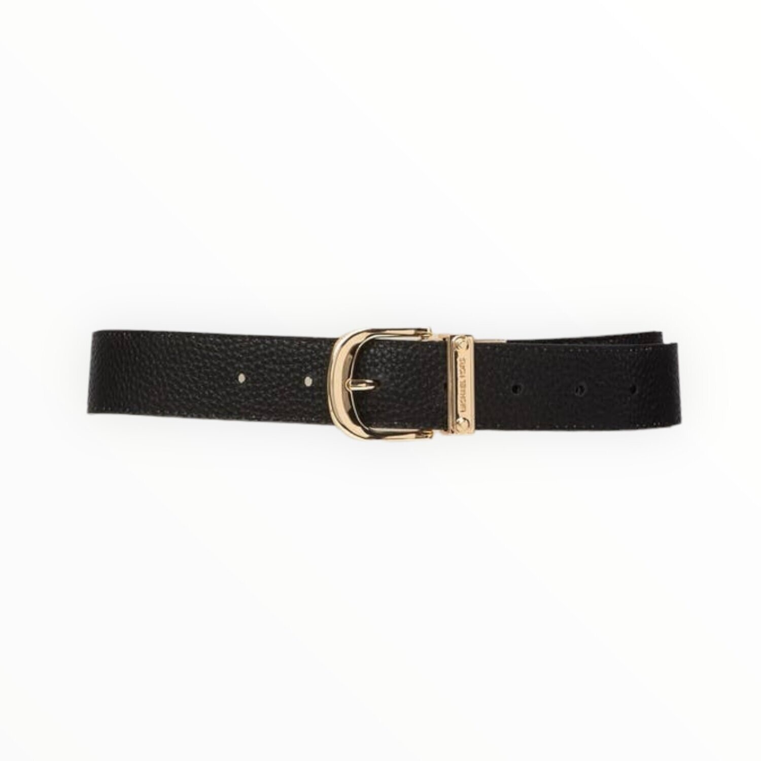 Michael Kors Reversible Leather Belt, Color: Black/Black, Size: Small