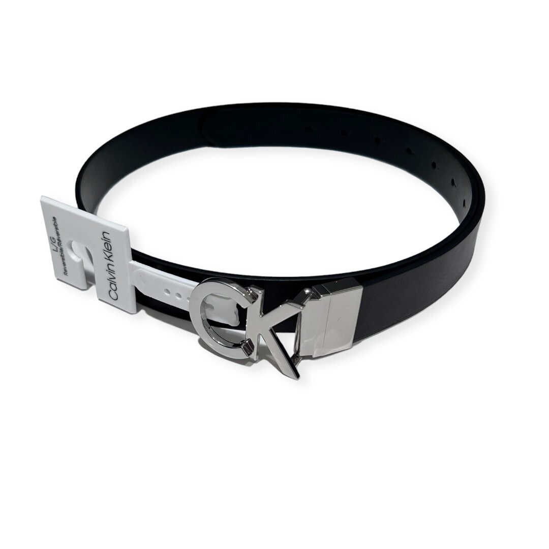 Calvin Klein Reversible Leather Belt, Color: Brown/Black 30mm, Size: Small