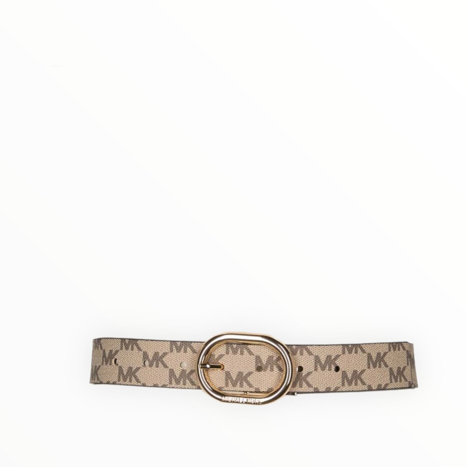 Michael Kors Reversible Logo Belt, Color: Black/Natural Logo, Size: Small