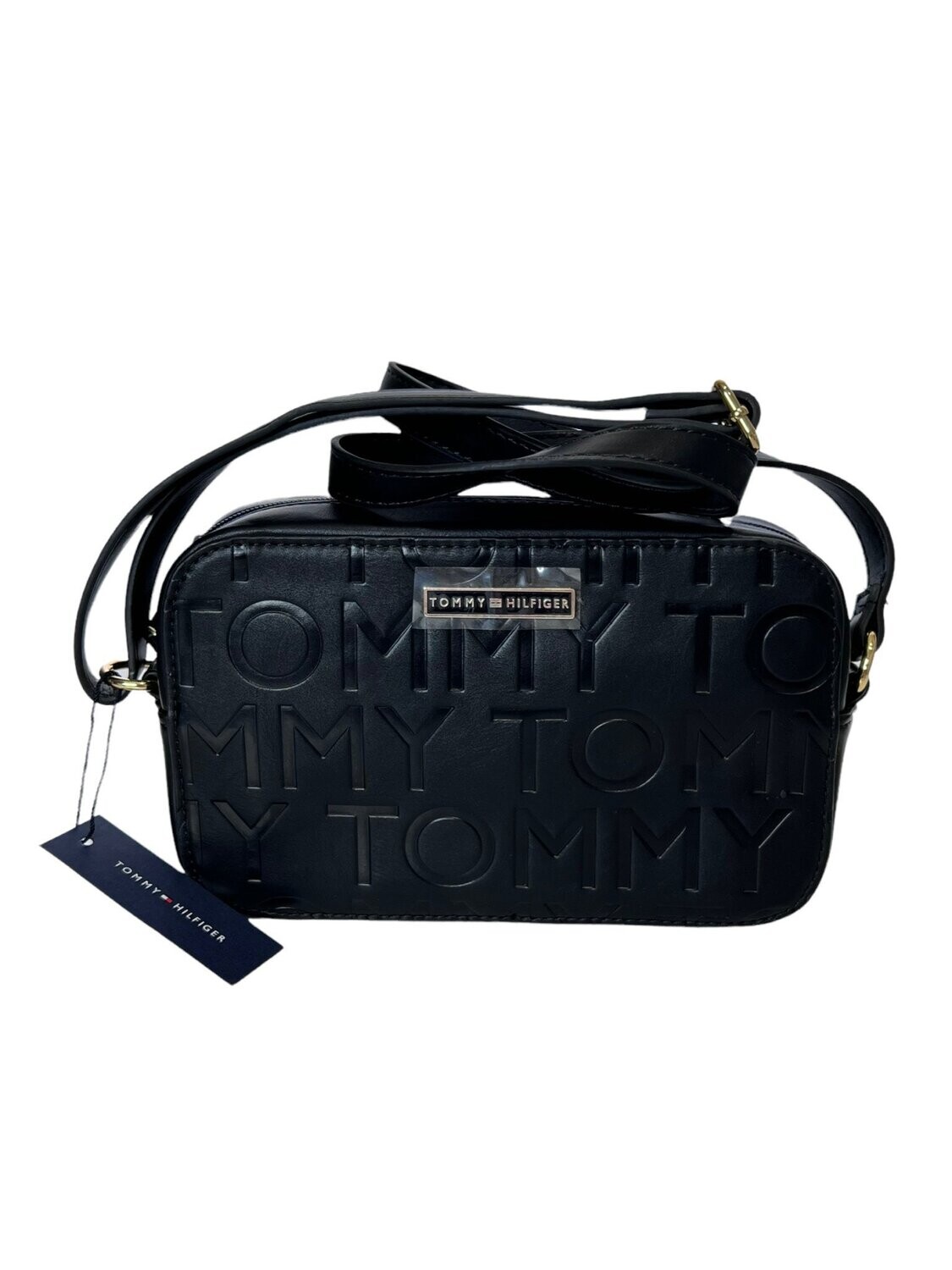 Tommy Hilfiger Irene Camera Crossbody, Color: Black