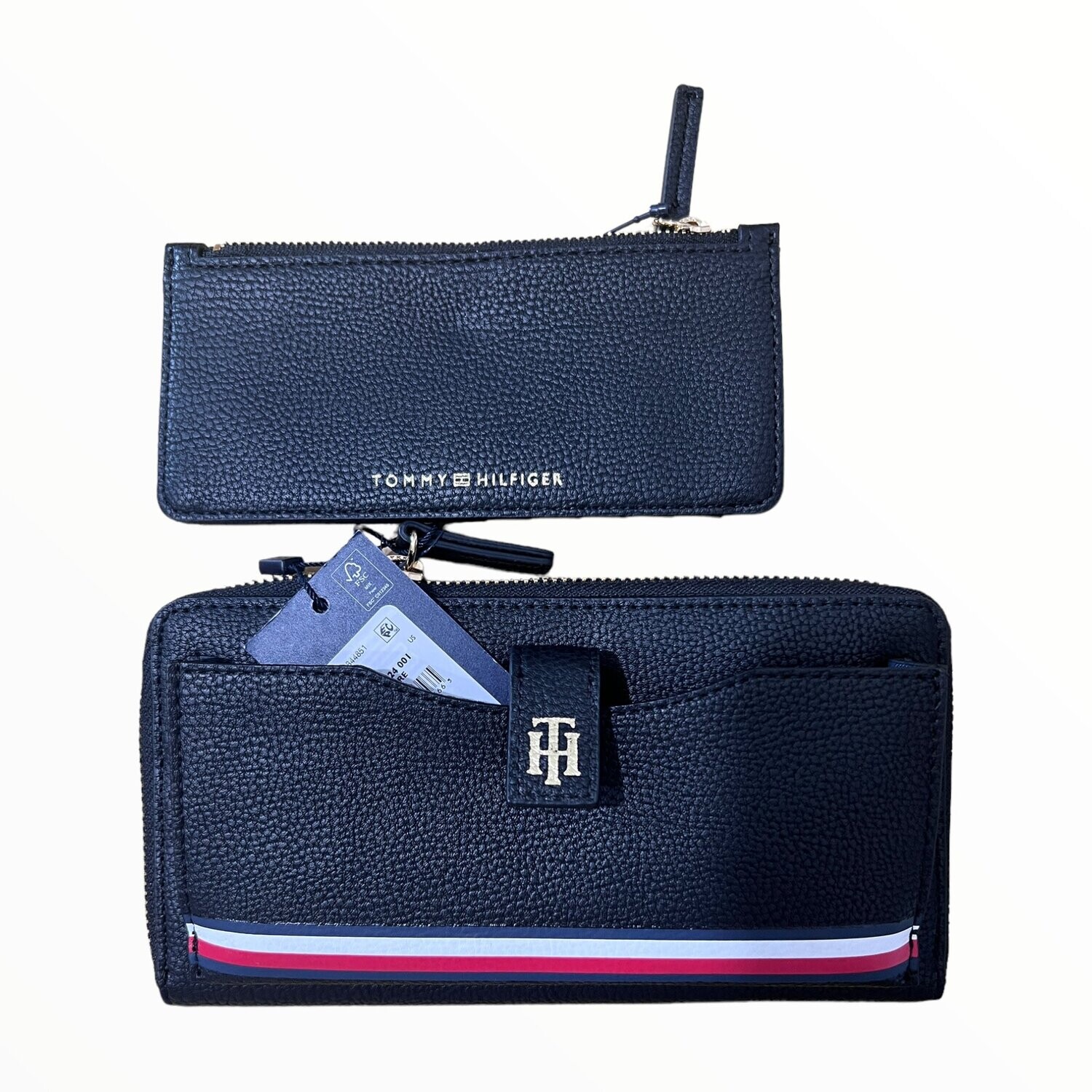 Tommy Hilfiger 2 in 1 Wallet , Color: Black
