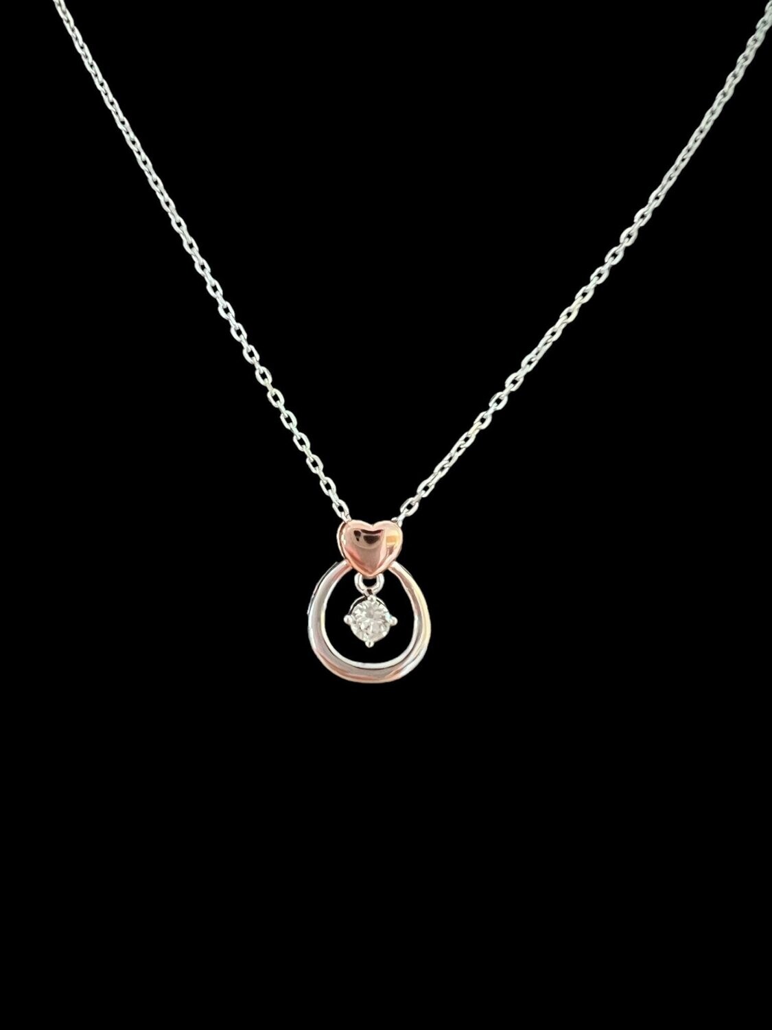 Pendant Austria Crystals Silver Plated