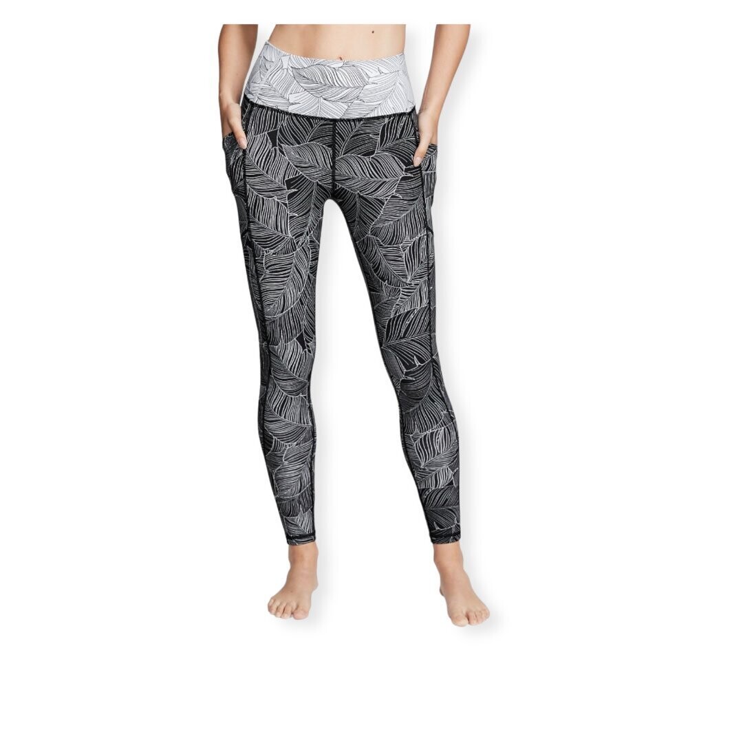 Victoria’s Secret Essential Pocket Legging, Color: Black Print, Size: 8