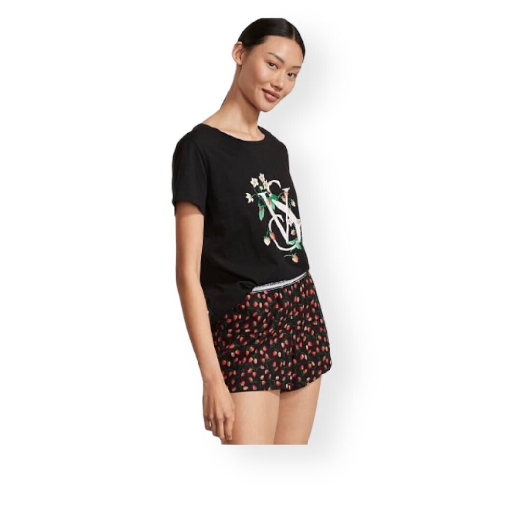 Victoria’s Secret Cotton Sleep Shirt Boxer Short Set