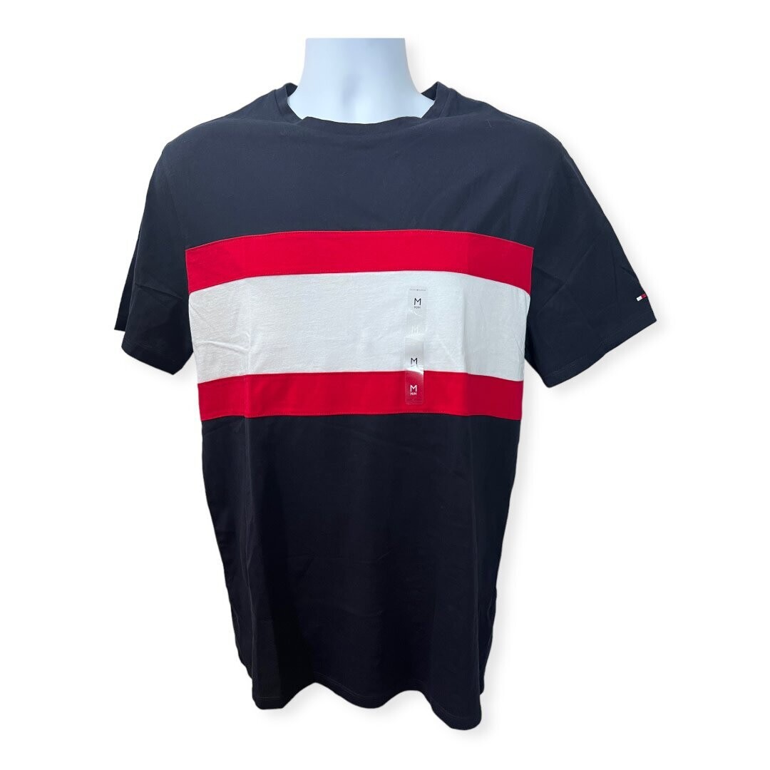 Tommy Hilfiger Colorblock T-Shirt, Color: Navy, Size: Small