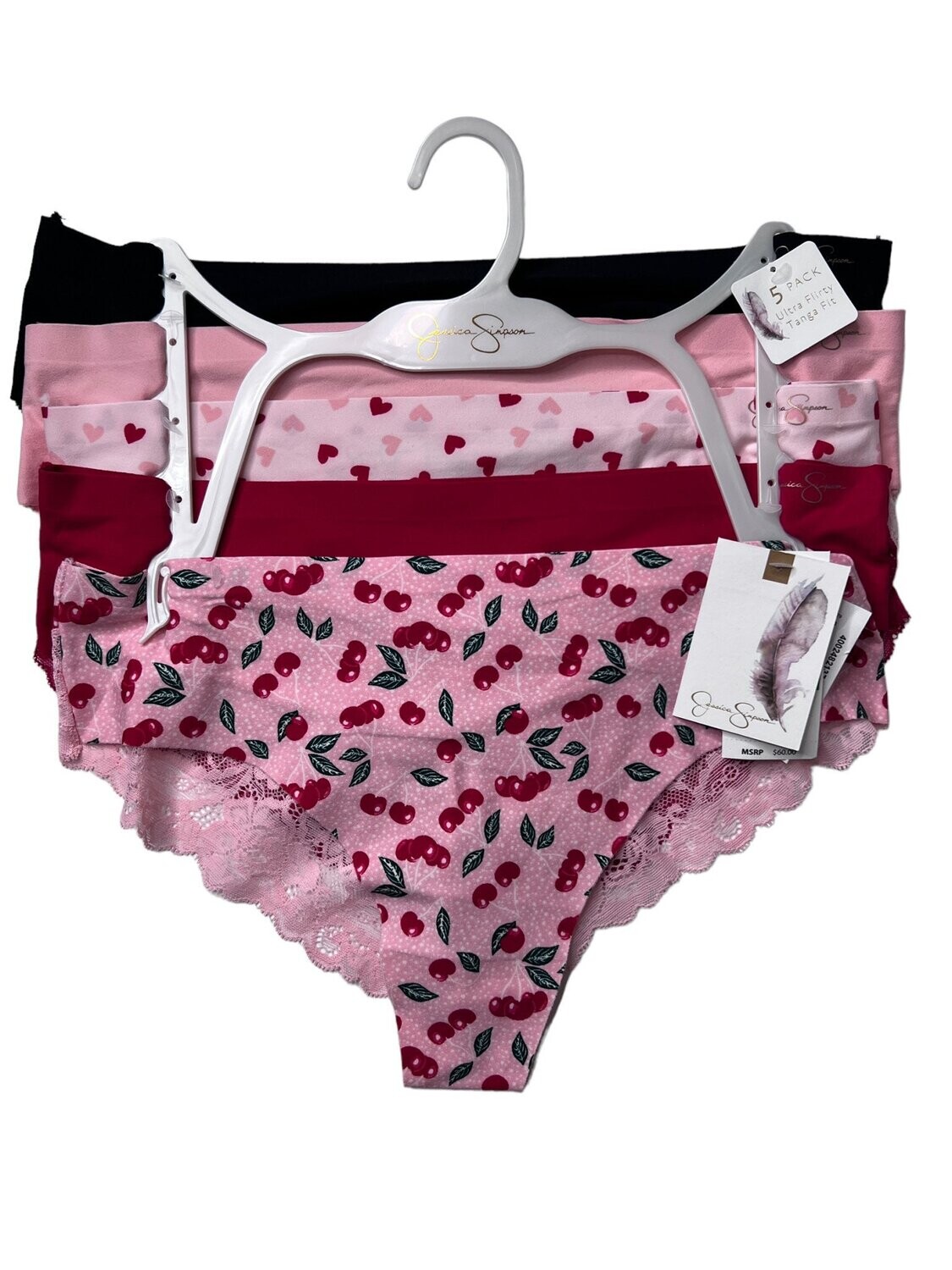 Jessica Simpson 5-Pack No Show Panties