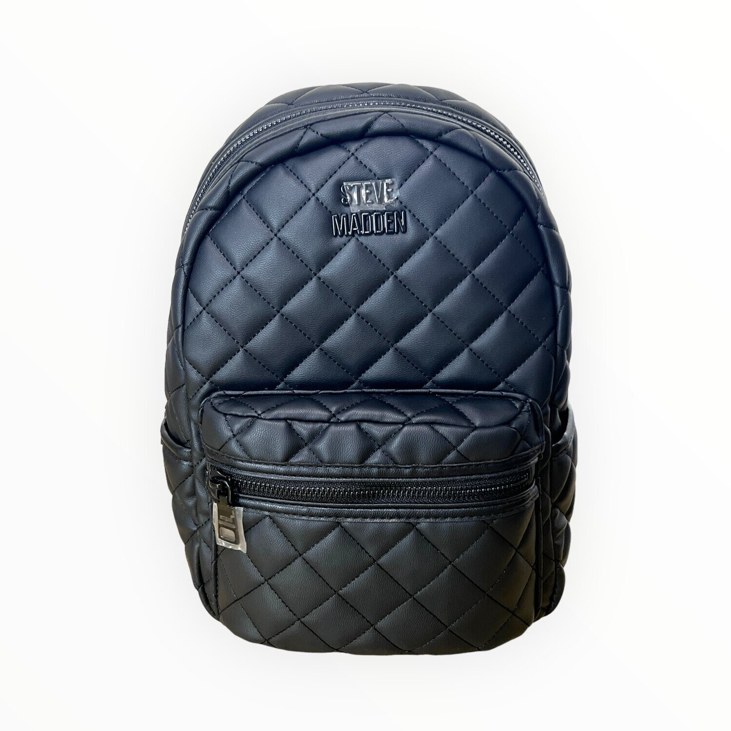 Steve Madden Backpack Soft Leather Zip Front Pocket