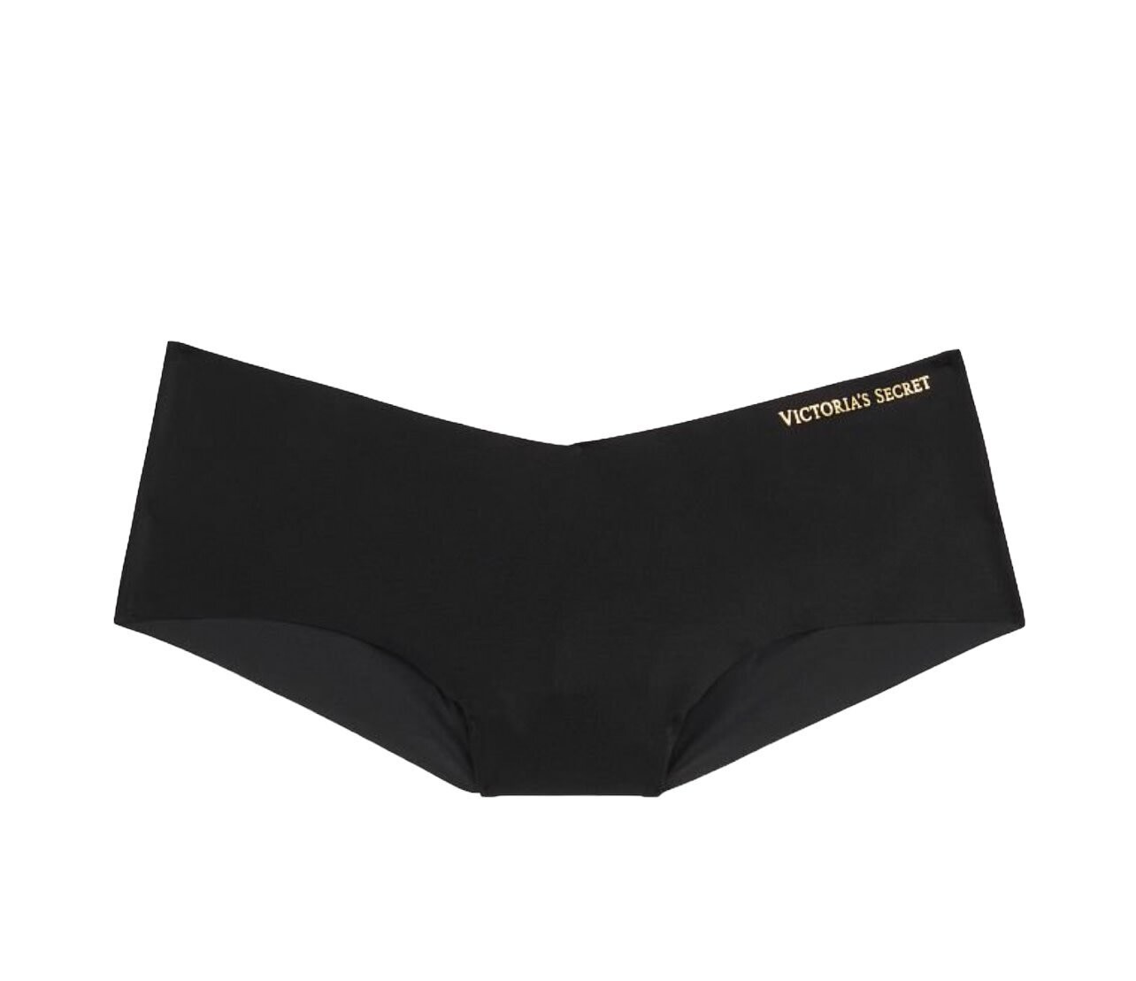 Victoria’s Secret No Show Cheeky Panty, Color: Black, Size: Small