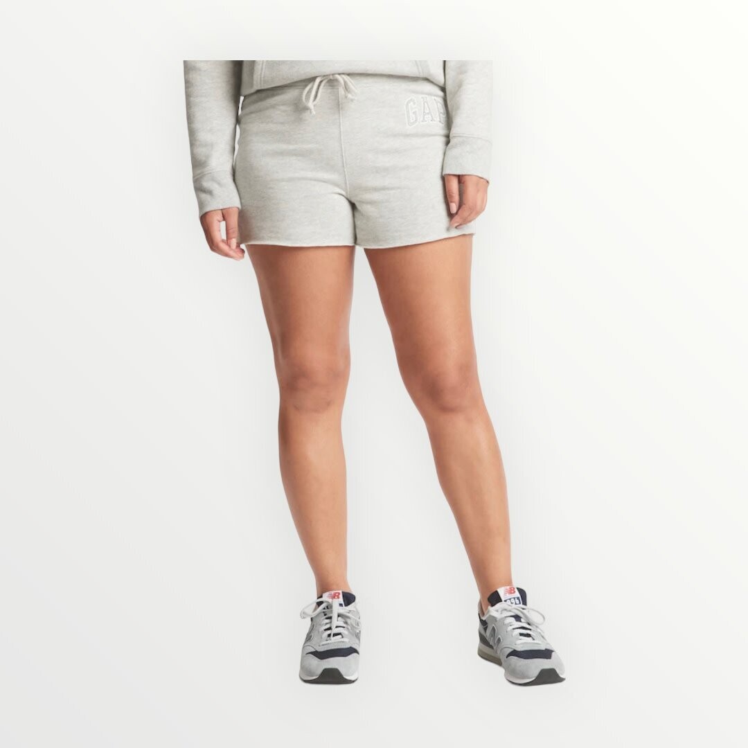 Gap Logo Shorts, Color: Gray, Size: Small