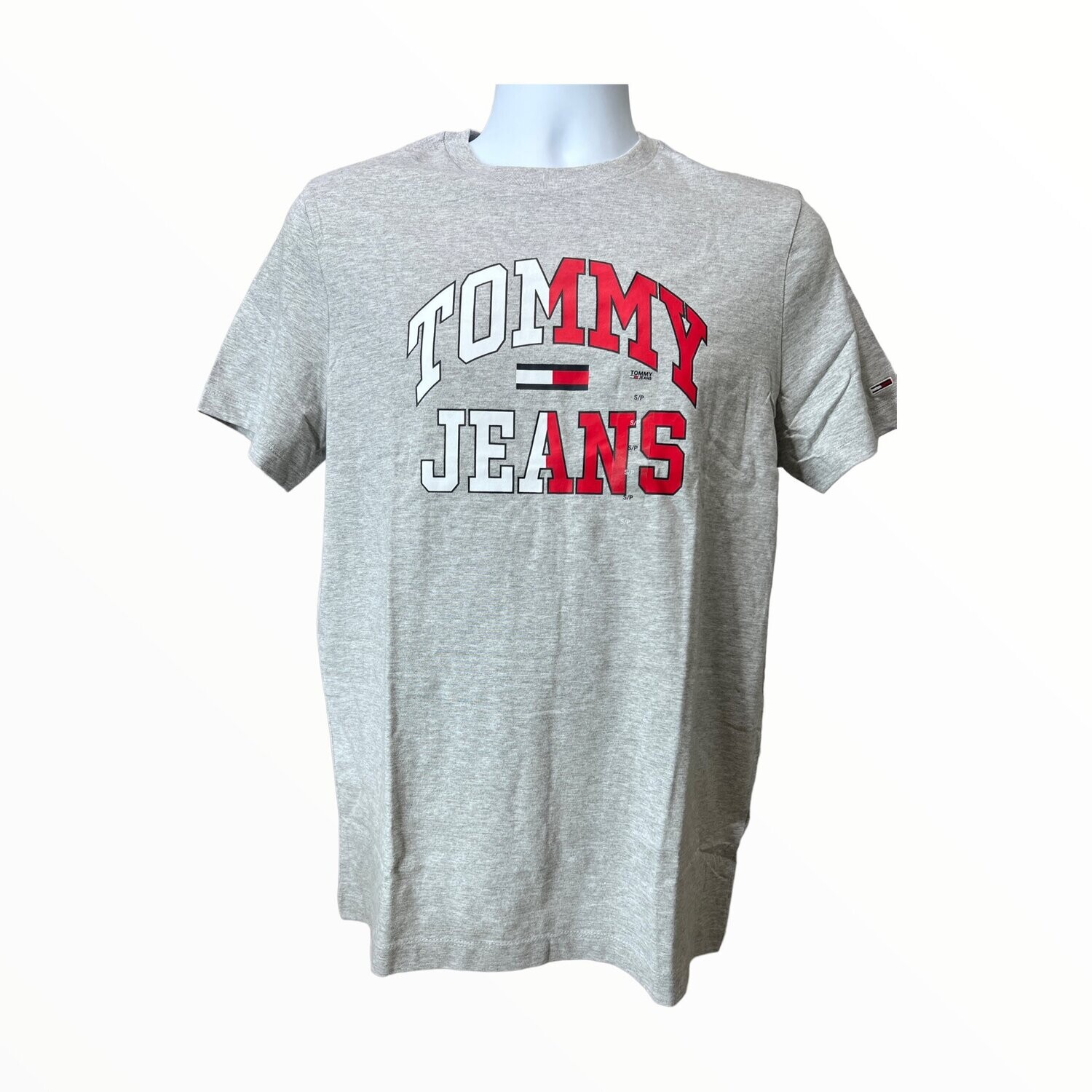 Tommy Hilfiger TJ Entry Collegiate T-Shirt, Color: Grey, Size: Small