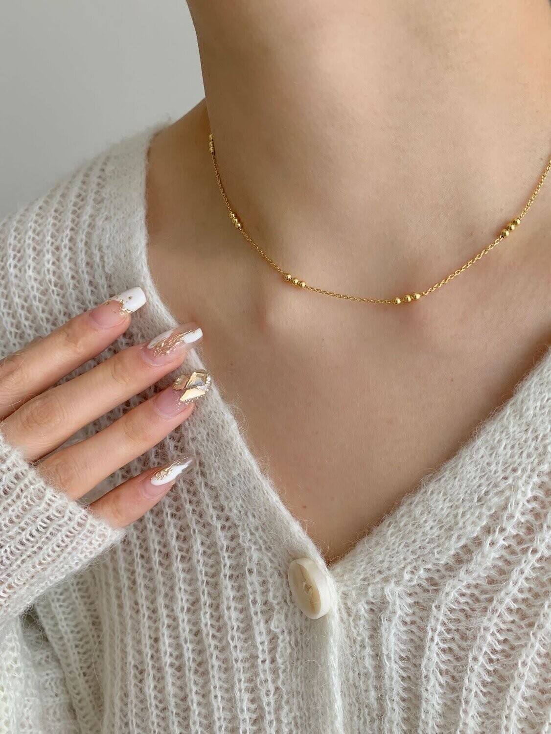Necklace S925 Silver 18K Gold Plated 