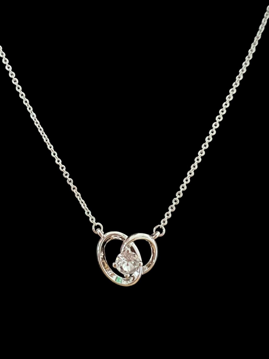 Necklace Link Austria Crystals Silver Plated